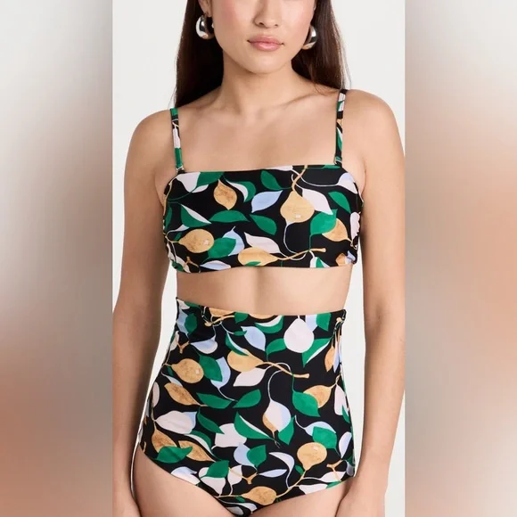 NWT La DoubleJ 3-Way Bandeau Top in Orchard XS - Picture 5 of 16